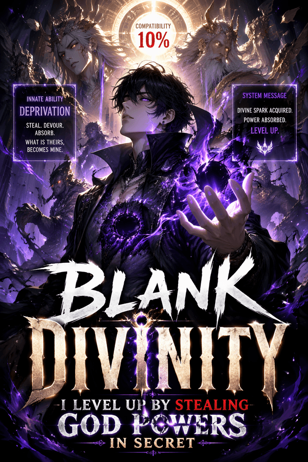 Blank Divinity: I Level Up by Stealing God Powers in Secret