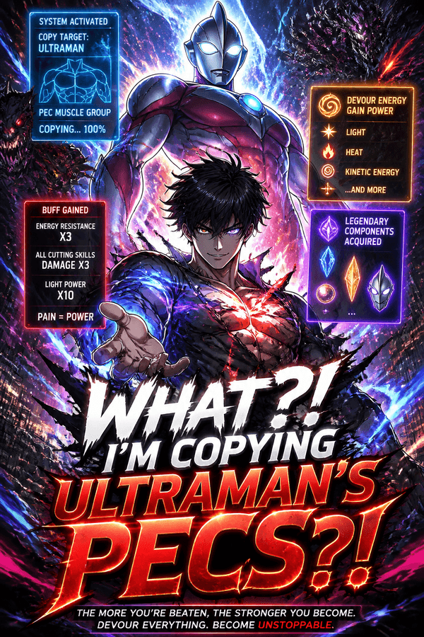 What?! I'm Copying Ultraman's Pecs?!