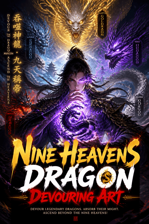 Nine Heavens Dragon Devouring Art