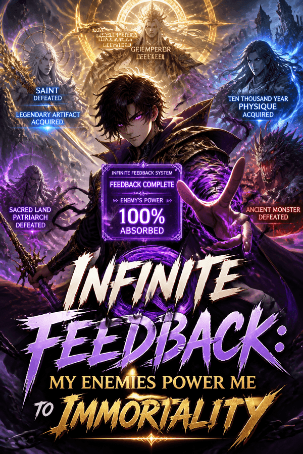 Infinite Feedback: My Enemies Power Me to Immortality