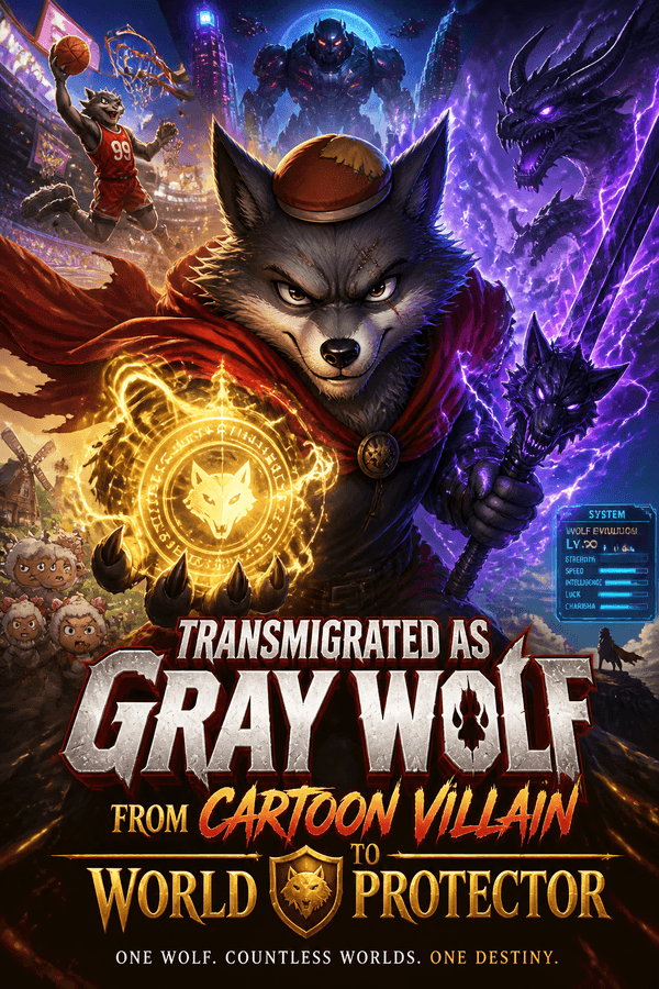 Transmigrated as Gray Wolf: From Cartoon Villain to World Protector