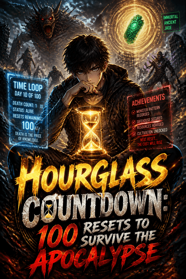 Hourglass Countdown: 100 Resets to Survive the Apocalypse