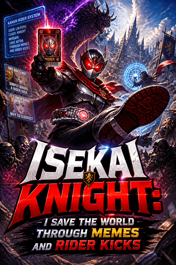 Isekai Knight: I Save the World Through Memes and Rider Kicks