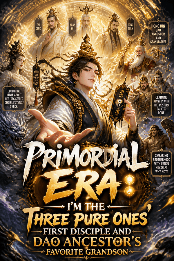 Primordial Era: I'm the Three Pure Ones' First Disciple and Dao Ancestor's Favorite Grandson
