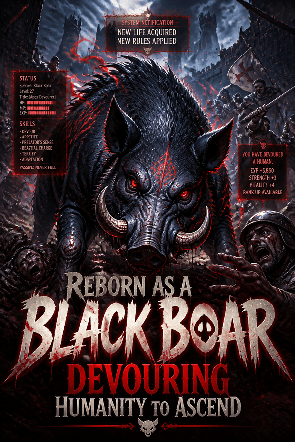 Reborn as a Black Boar: Devouring Humanity to Ascend