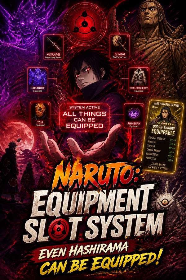 Naruto: Equipment Slot System – Even Hashirama Can Be Equipped!