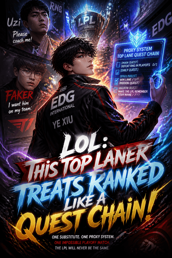 LOL: This Top Laner Treats Ranked Like a Quest Chain!