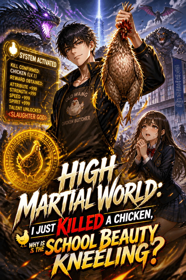 High Martial World: I Just Killed a Chicken, Why Is the School Beauty Kneeling?