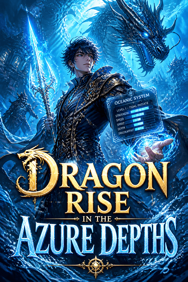 Dragon Rise in the Azure Depths