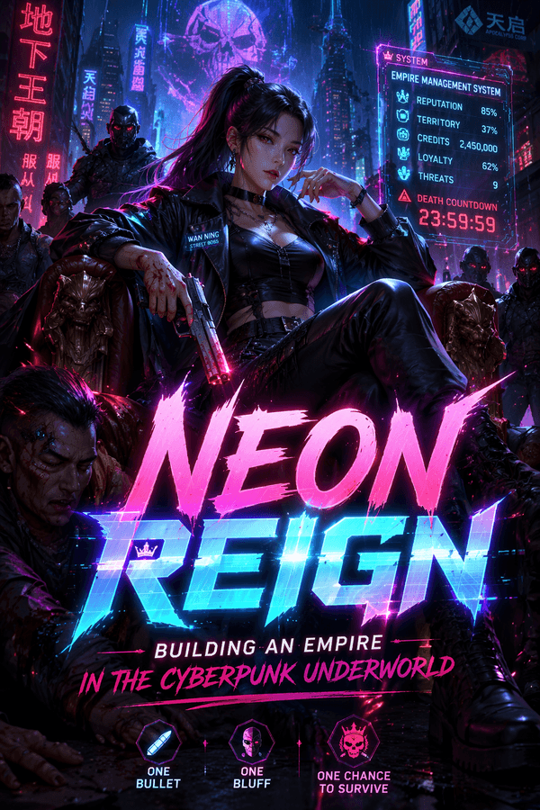 Neon Reign: Building an Empire in the Cyberpunk Underworld