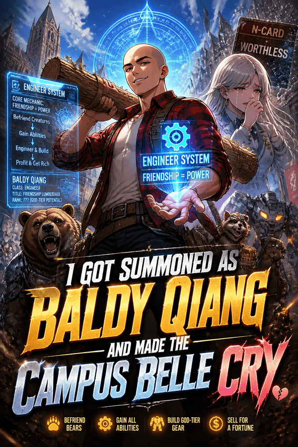 I Got Summoned as Baldy Qiang and Made the Campus Belle Cry
