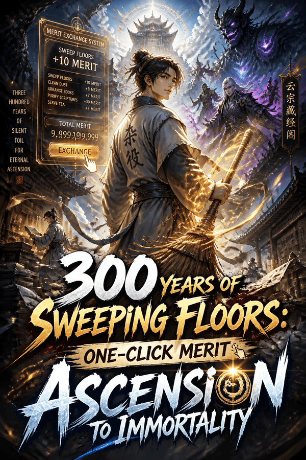 300 Years of Sweeping Floors: One-Click Merit Ascension to Immortality