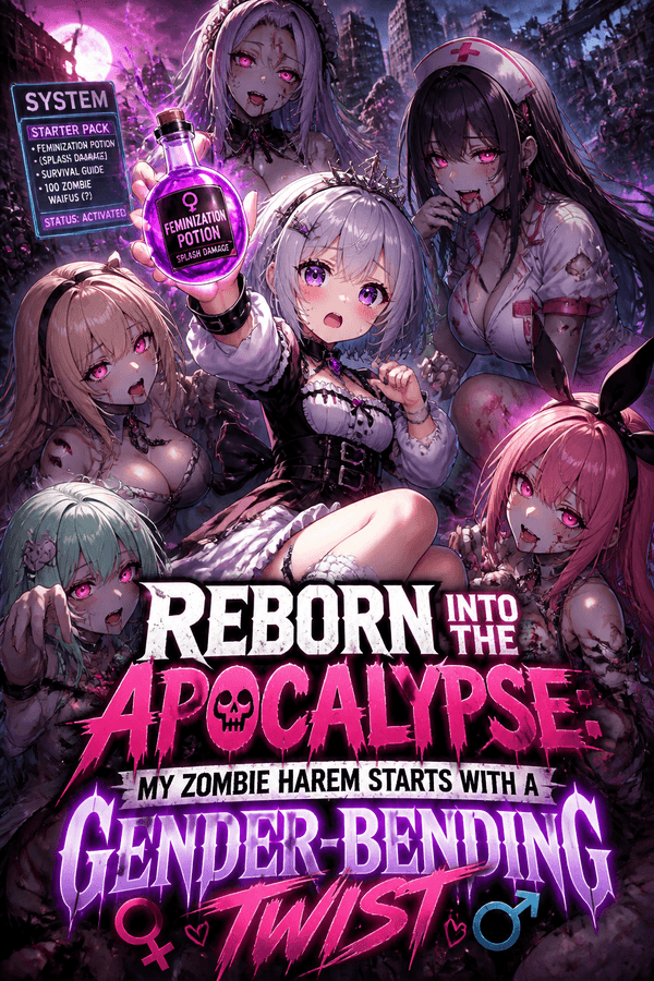 Reborn into the Apocalypse: My Zombie Harem Starts with a Gender-Bending Twist