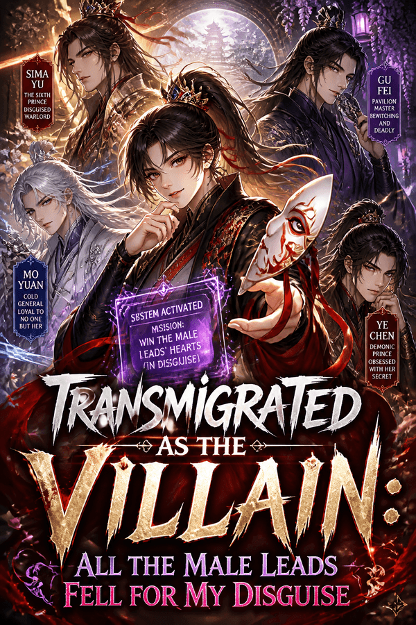 Transmigrated as the Villain: All the Male Leads Fell for My Disguise