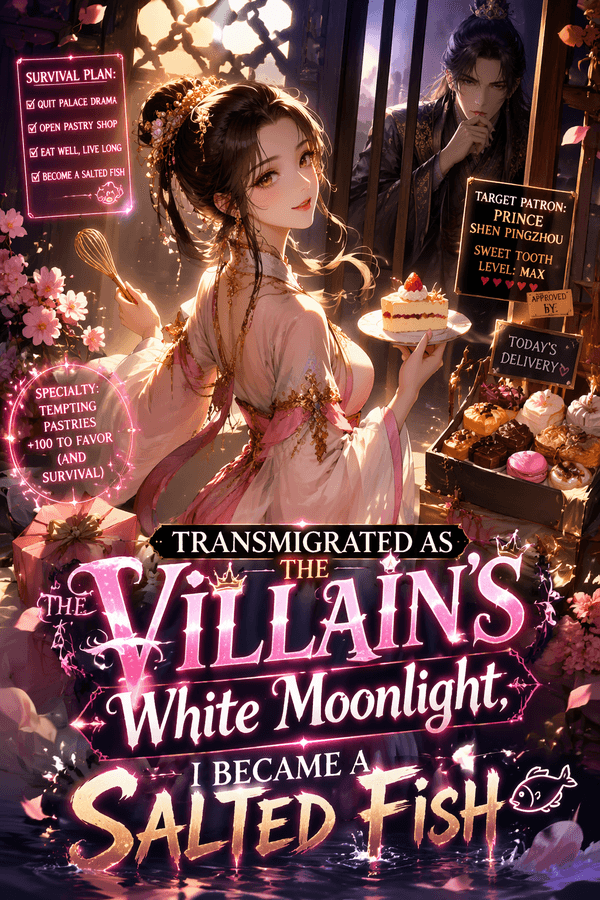 Transmigrated as the Villain's White Moonlight, I Became a Salted Fish