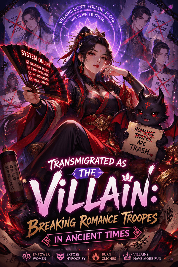 Transmigrated as the Villain: Breaking Romance Tropes in Ancient Times