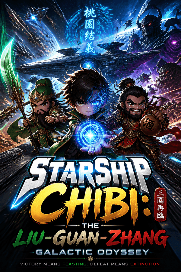 Starship Chibi: The Liu-Guan-Zhang Galactic Odyssey