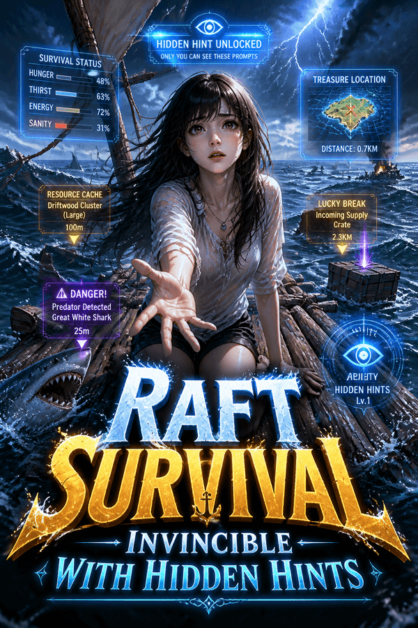 Raft Survival: Invincible with Hidden Hints