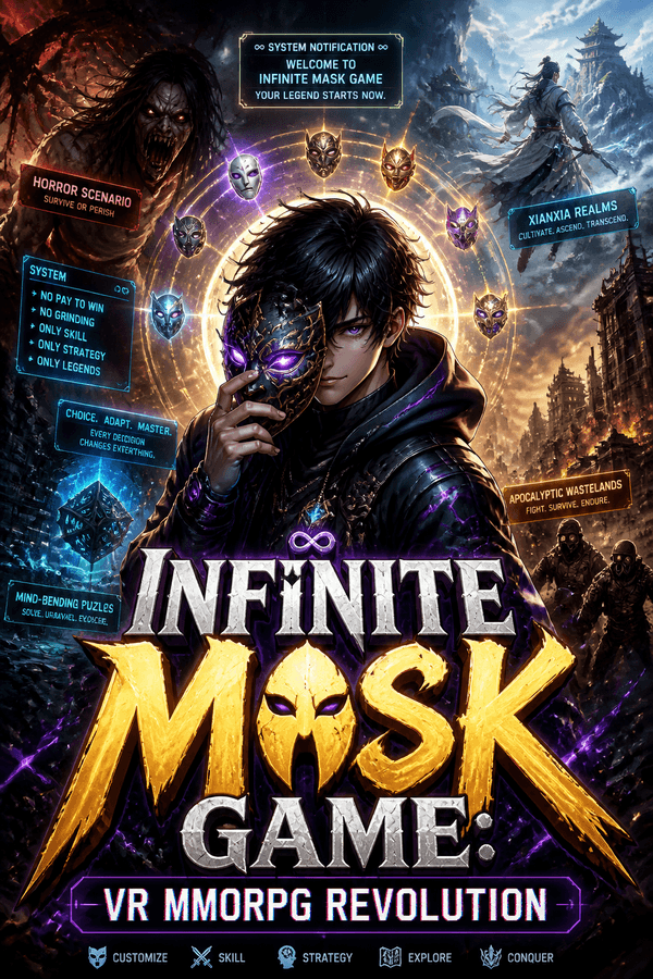 Infinite Mask Game: VR MMORPG Revolution