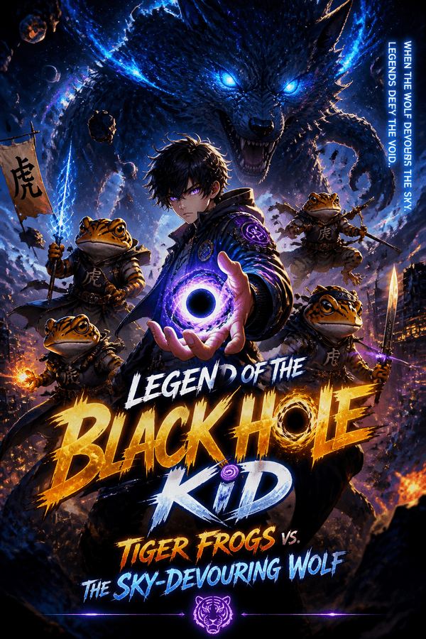 Legend of the Black Hole Kid: Tiger Frogs vs. the Sky-Devouring Wolf