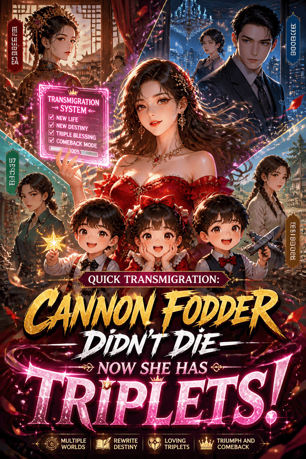 Quick Transmigration: Cannon Fodder Didn't Die—Now She Has Triplets!