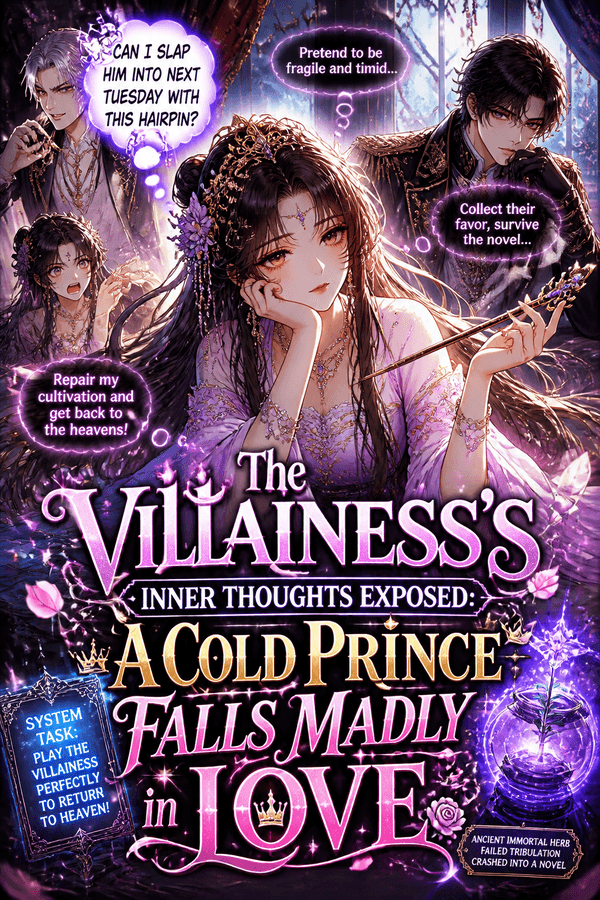 The Villainess's Inner Thoughts Exposed: A Cold Prince Falls Madly in Love