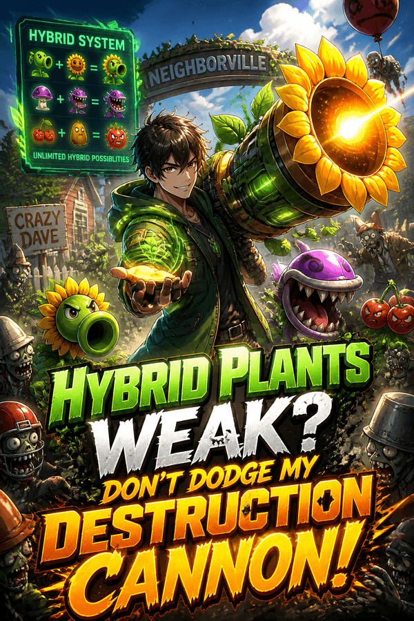 Hybrid Plants Weak? Don't Dodge My Destruction Cannon!