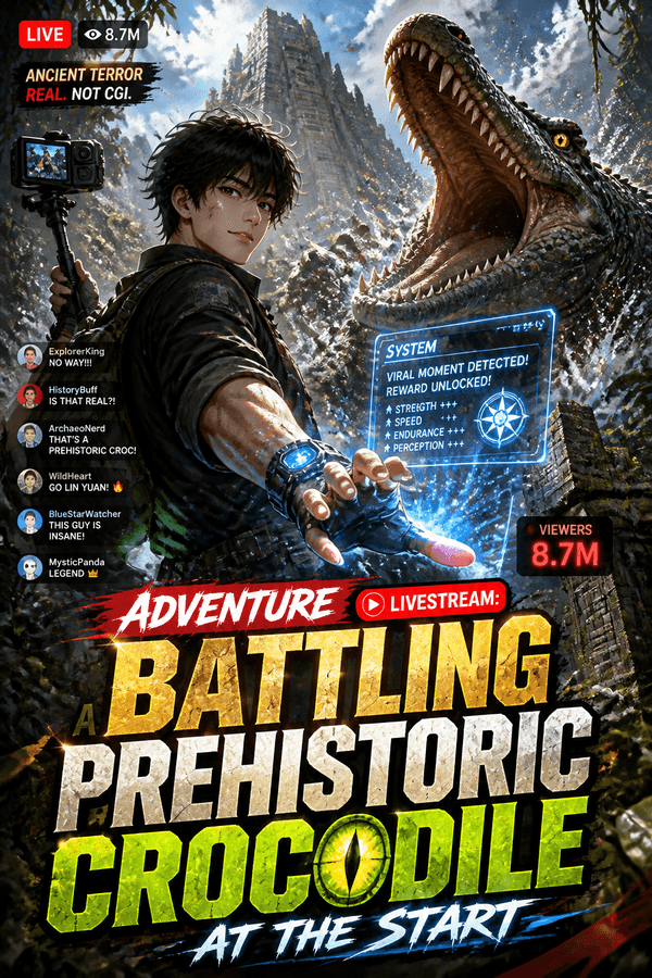 Adventure Livestream: Battling a Prehistoric Crocodile at the Start