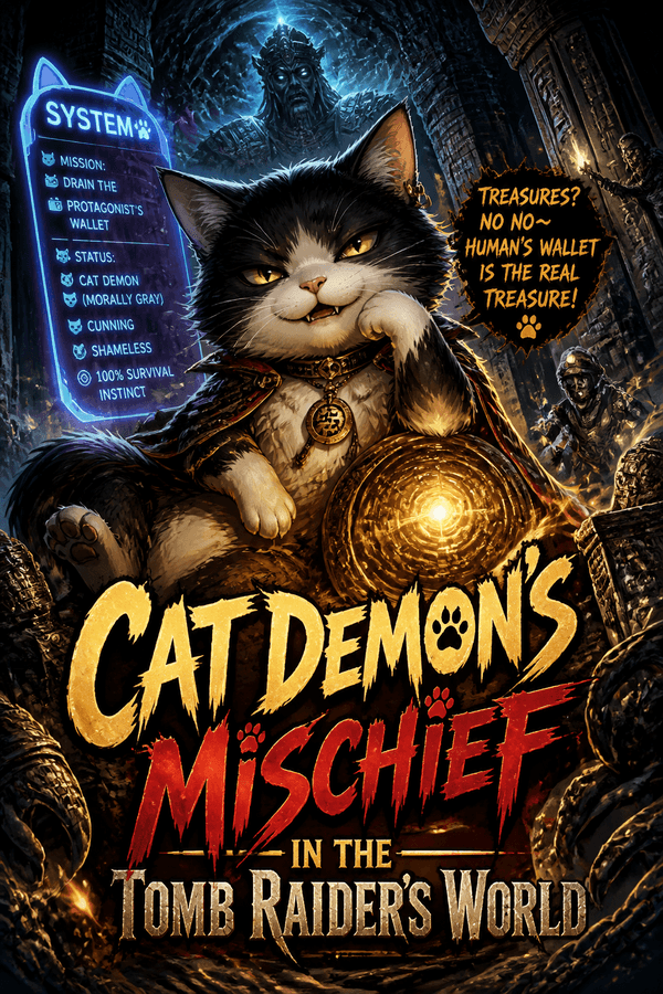 Cat Demon's Mischief in the Tomb Raider's World
