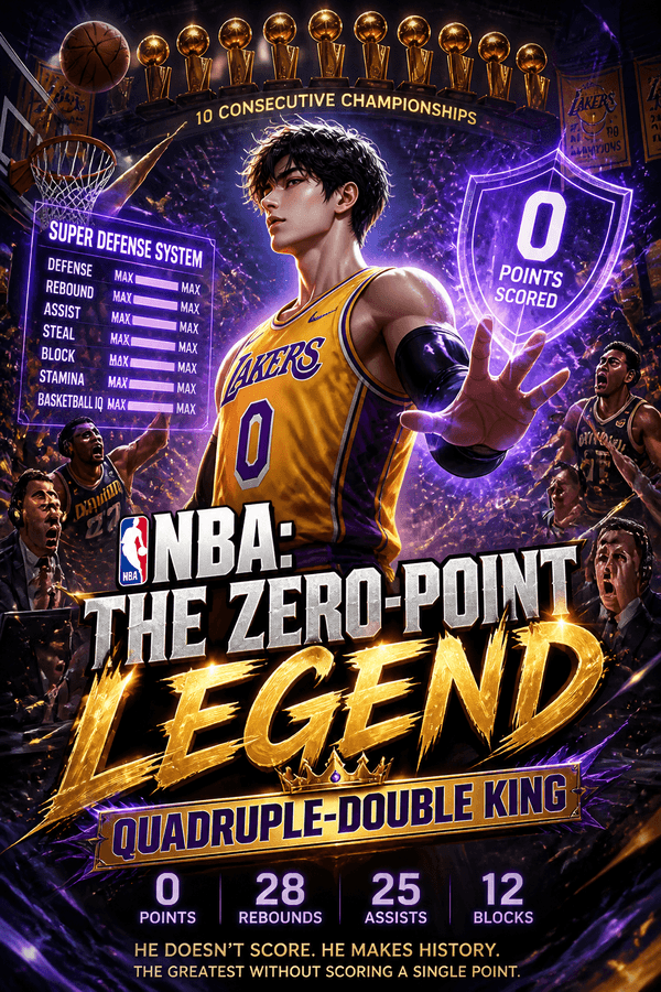 NBA: The Zero-Point Legend – Quadruple-Double King