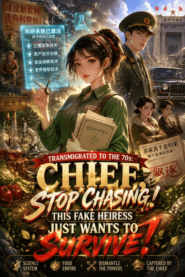 Transmigrated to the 70s: Chief, Stop Chasing! This Fake Heiress Just Wants to Survive!