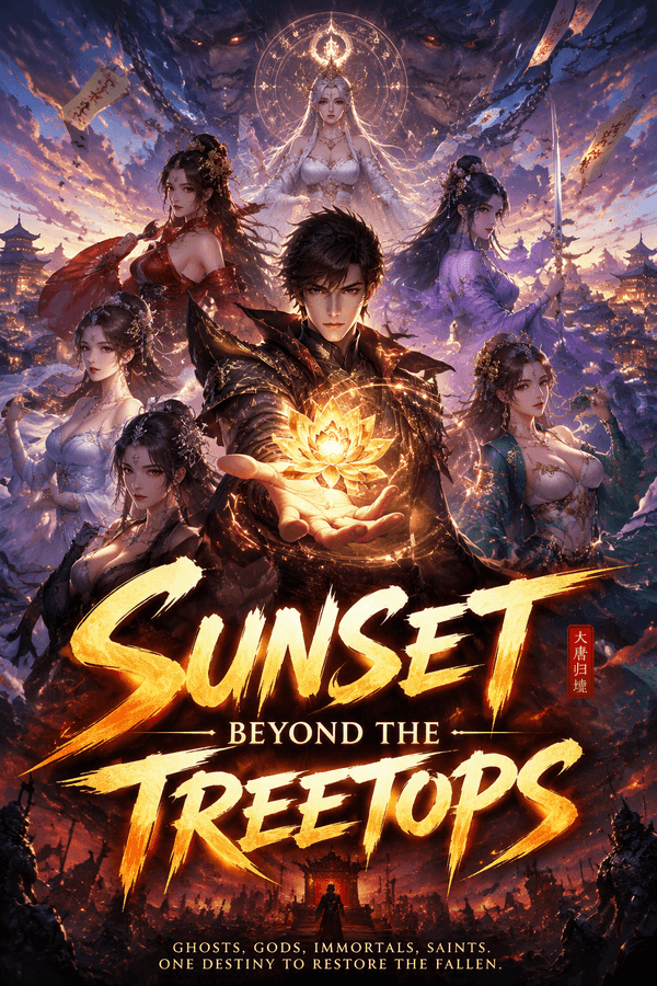 Sunset Beyond the Treetops