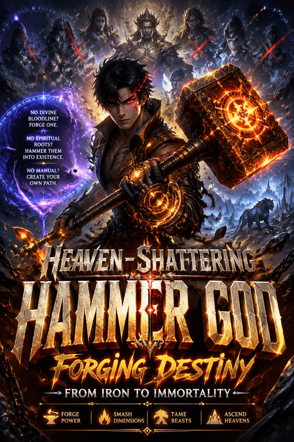Heaven-Shattering Hammer God: Forging Destiny from Iron to Immortality