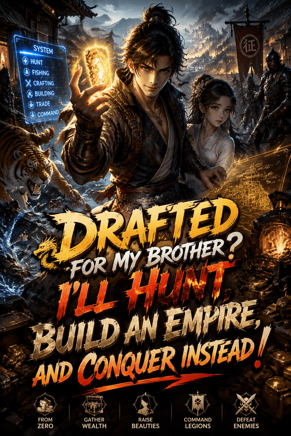Drafted for My Brother? I'll Hunt, Build an Empire, and Conquer Instead!