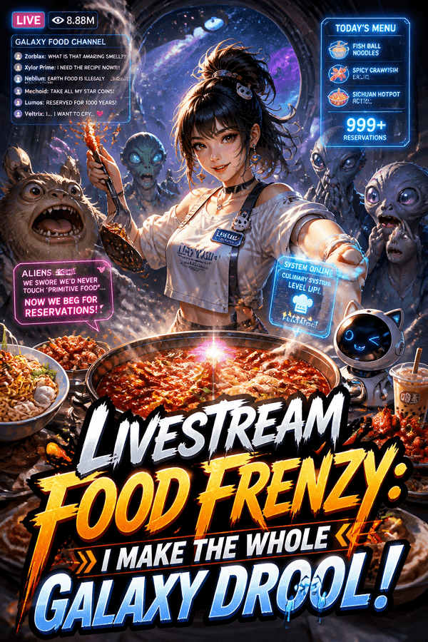 Livestream Food Frenzy: I Make the Whole Galaxy Drool!