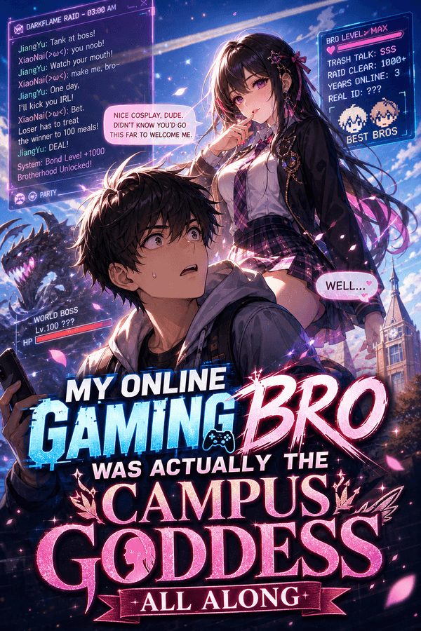 My Online Gaming Bro Was Actually the Campus Goddess All Along