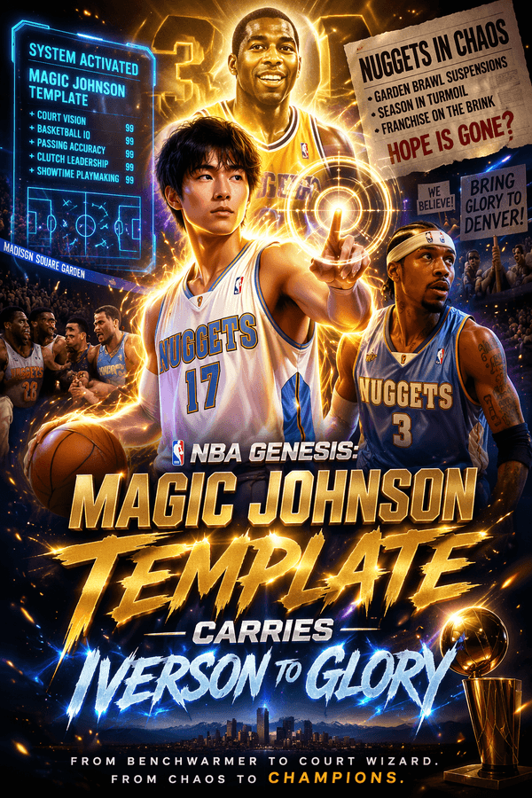 NBA Genesis: Magic Johnson Template Carries Iverson to Glory