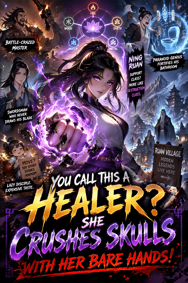 You Call This a Healer? She Crushes Skulls with Her Bare Hands!