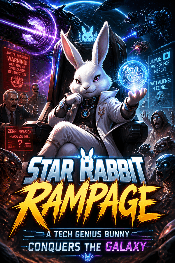Star Rabbit Rampage: A Tech Genius Bunny Conquers the Galaxy