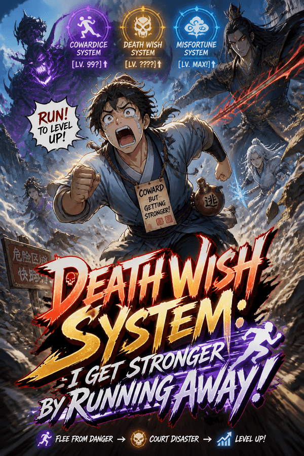 Death Wish System: I Get Stronger by Running Away!