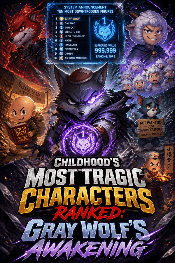 Childhood's Most Tragic Characters Ranked: Gray Wolf's Awakening