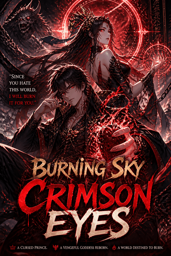 Burning Sky Crimson Eyes