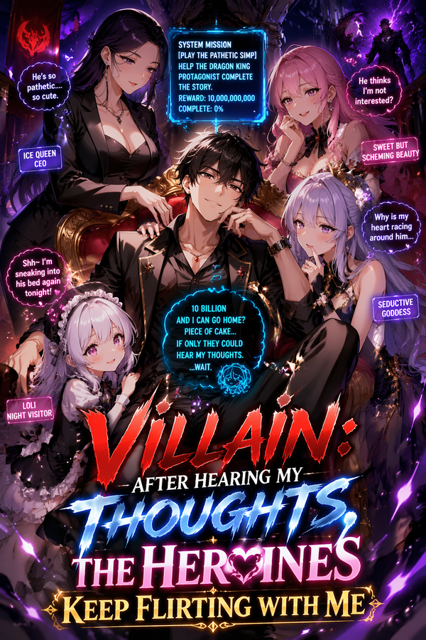 Villain: After Hearing My Thoughts, The Heroines Keep Flirting With Me