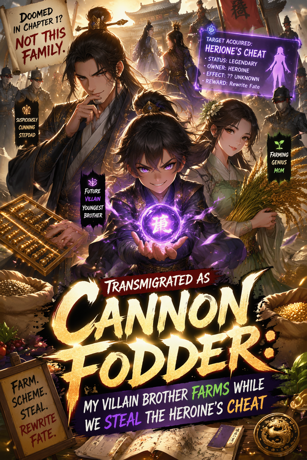 Transmigrated as Cannon Fodder: My Villain Brother Farms While We Steal the Heroine's Cheat