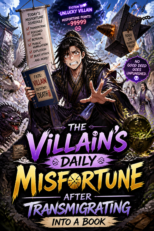 The Villain's Daily Misfortune After Transmigrating into a Book