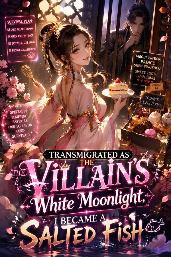 Transmigrated as the Villain's White Moonlight, I Became a Salted Fish