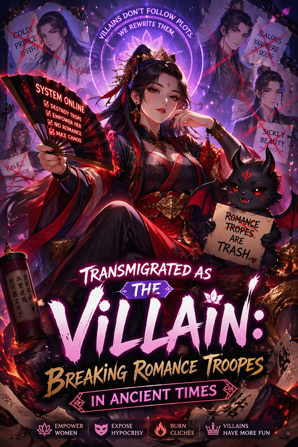 Transmigrated as the Villain: Breaking Romance Tropes in Ancient Times