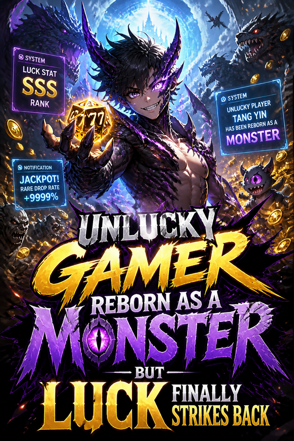 Unlucky Gamer Reborn as a Monster—But Luck Finally Strikes Back