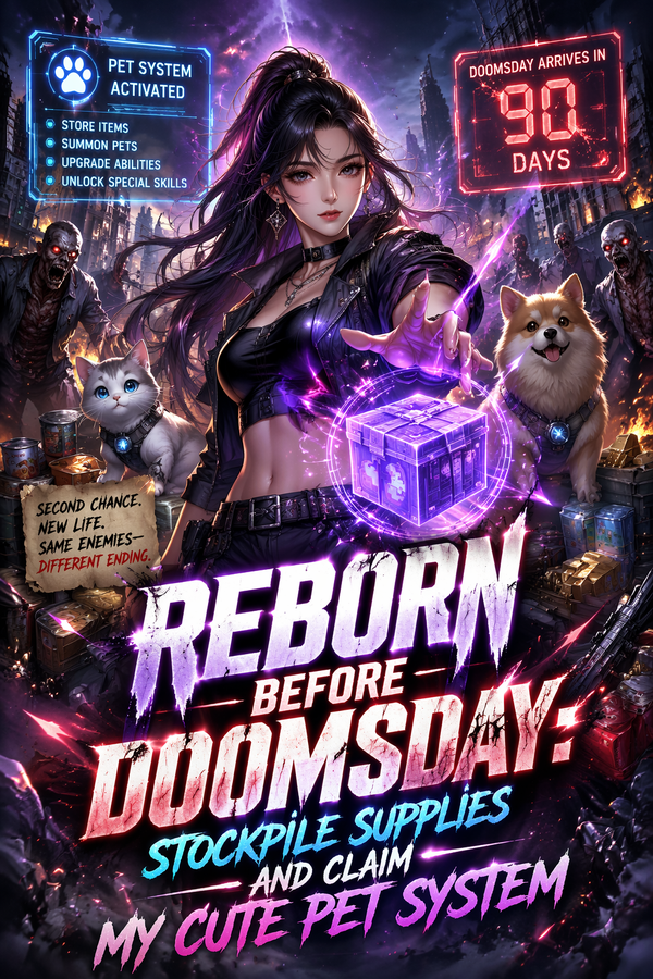 Reborn Before Doomsday: Stockpile Supplies and Claim My Cute Pet System