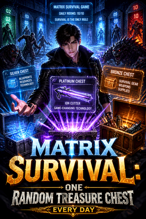 Matrix Survival: One Random Treasure Chest Every Day
